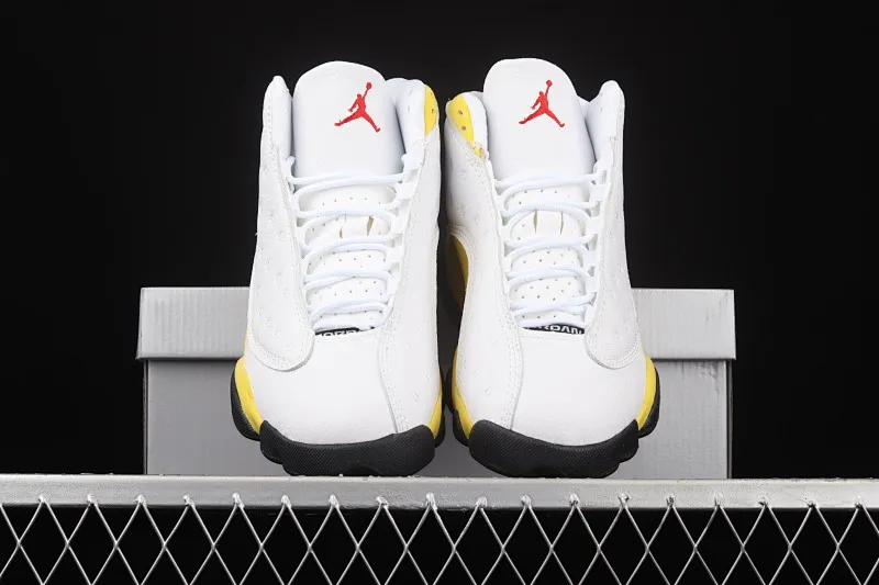 All categories Air Jordan Jordan series basketball shoes Air Jordan 13 G version Air Jordan AJ13 Retro AJ13 Joe 13 racing white and yellow 414571-167